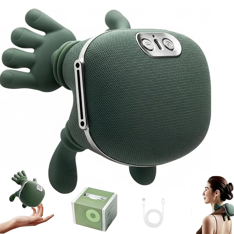 Electric Neck Massager Pillow – Deep Tissue Shiatsu Massage Pillow with Heat Therapy for Neck, Shoulder &amp; Back Pain Relief