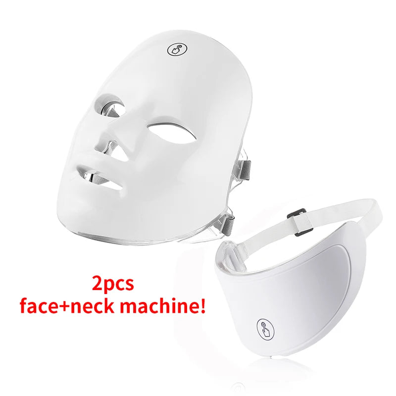 7 Colors LED Face Mask