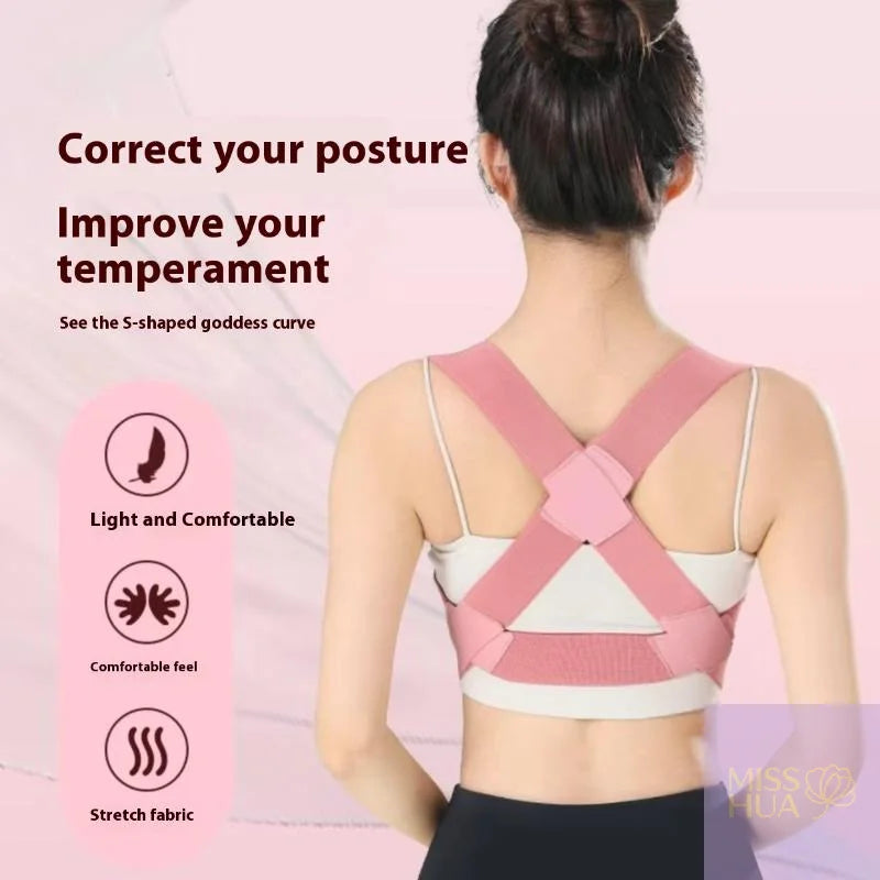 Posture Flex Comfort Brace – Adjustable Back &amp; Shoulder Posture Corrector Support