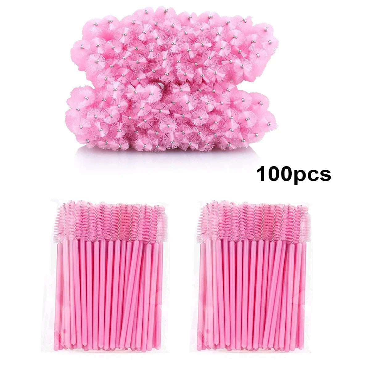 Eyelash Extension Makeup Disposable Eyelash Brushes (100pcs)