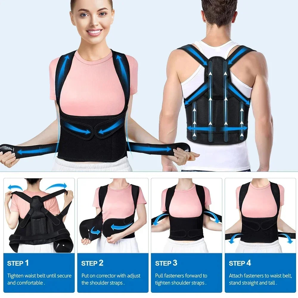Align Pro™ Posture Corrector – Adjustable Back Support Brace for Better Posture &amp; Pain Relief