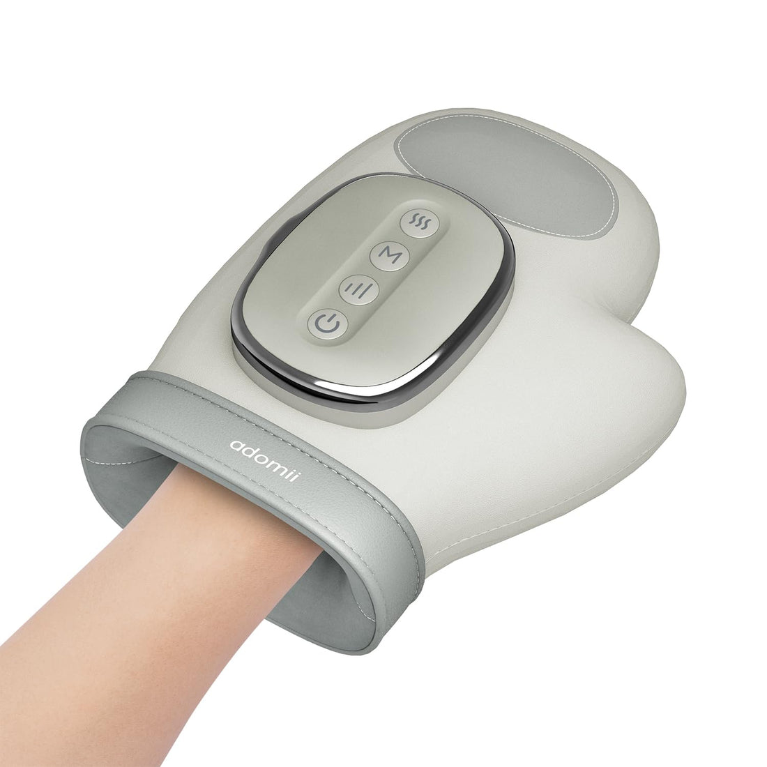 Adomii Hand Massager with Heat &amp; Compression - Relieves Hand Fatigue &amp; Soreness - Wrists &amp; Fingers Massager for Stress &amp; Pain Relief - Cordless Hand Massager for Arthritis &amp; Carpal Tunnel - Ideal Gift